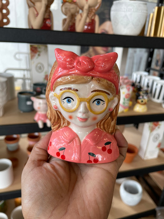 Girl Pot Ceramic